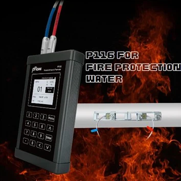 Mesurador de flux ultrasònic portàtil per a l'aigua de protecció contra incendis